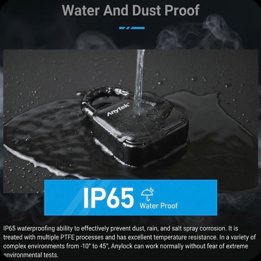 Smart Fingerprint Padlock waterproof