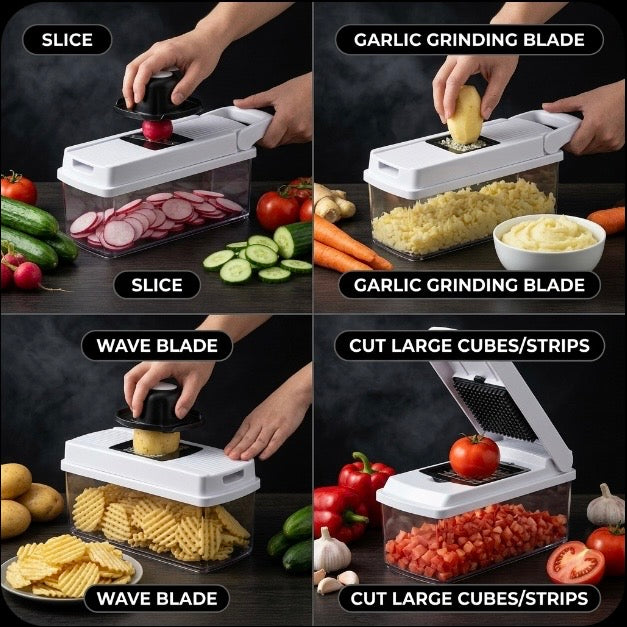 Household Multi-function Vegetable Chopper Kitchen 15-in-one
