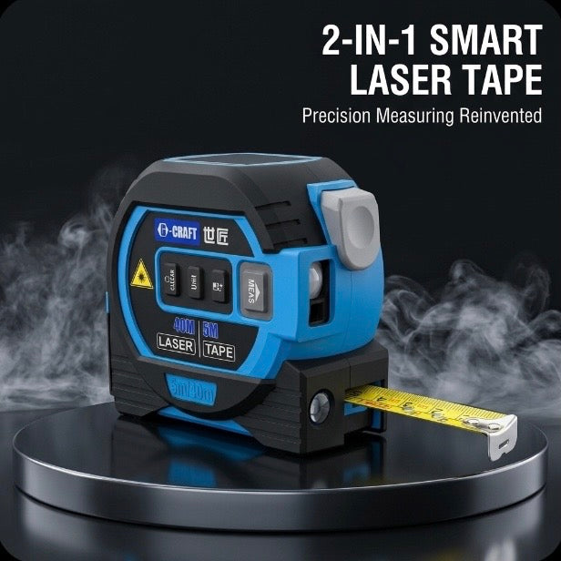 3-in-1 Digital Laser Tape Measure