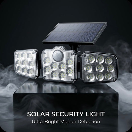 3-Head Solar Motion Sensor Light