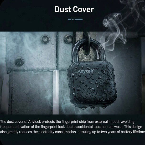 Smart Fingerprint Padlock  waterproof