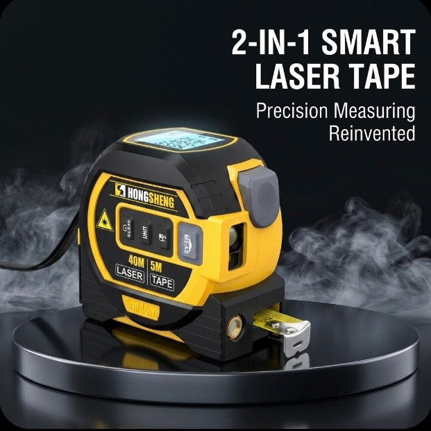 3-in-1 Digital Laser Tape Measure