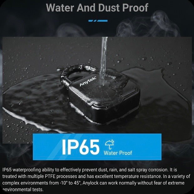 Smart Fingerprint Padlock  waterproof