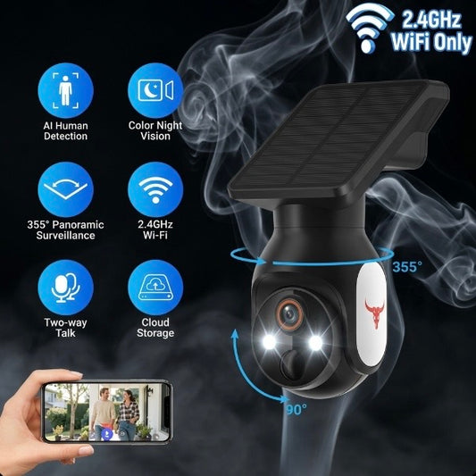 Solar Wireless Security Camera