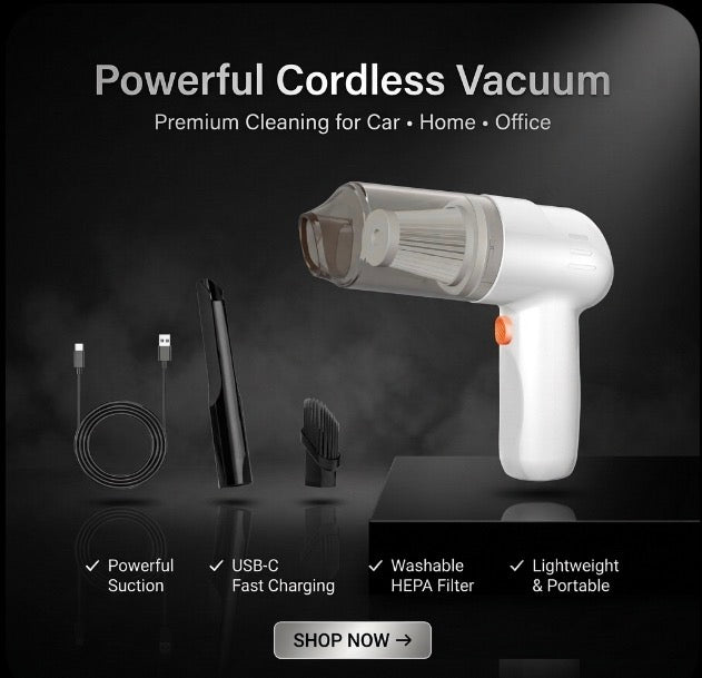 Portable Car Vacuum Cleaner