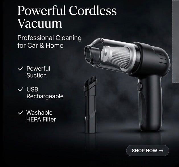 Portable Car Vacuum Cleaner
